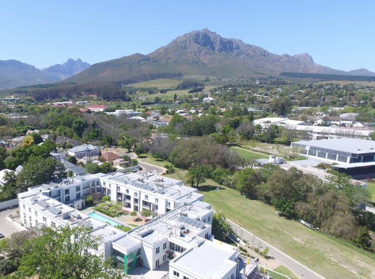 Sas aerial view stellenbosch