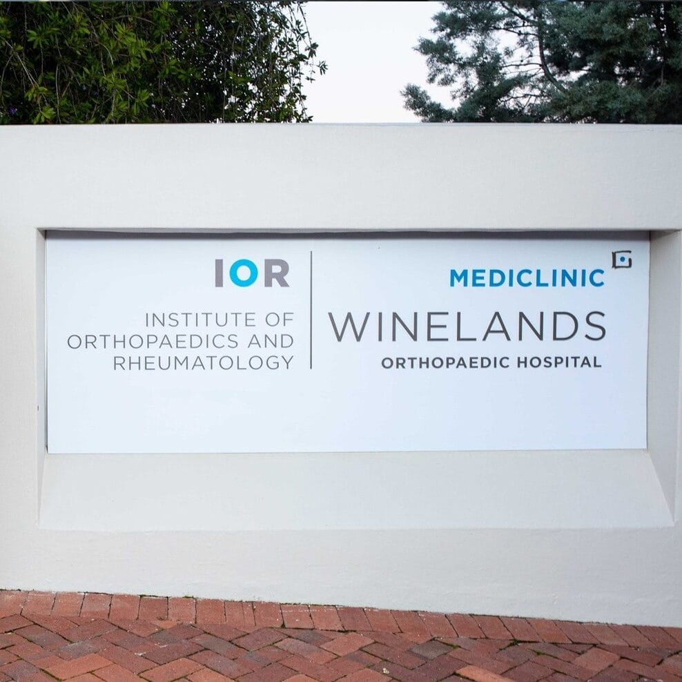 Mediclinic Winelands IOR Entrance
